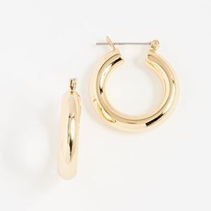 Luv Aj Amalfi Tube Hoops- Gold